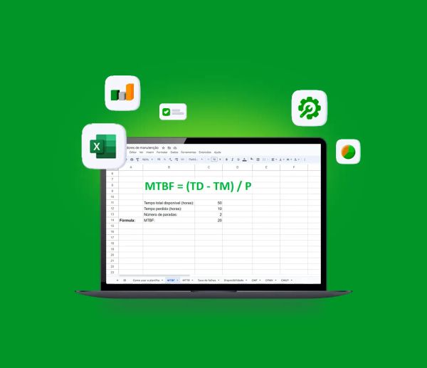 Planilha: Indicadores de Manutenção